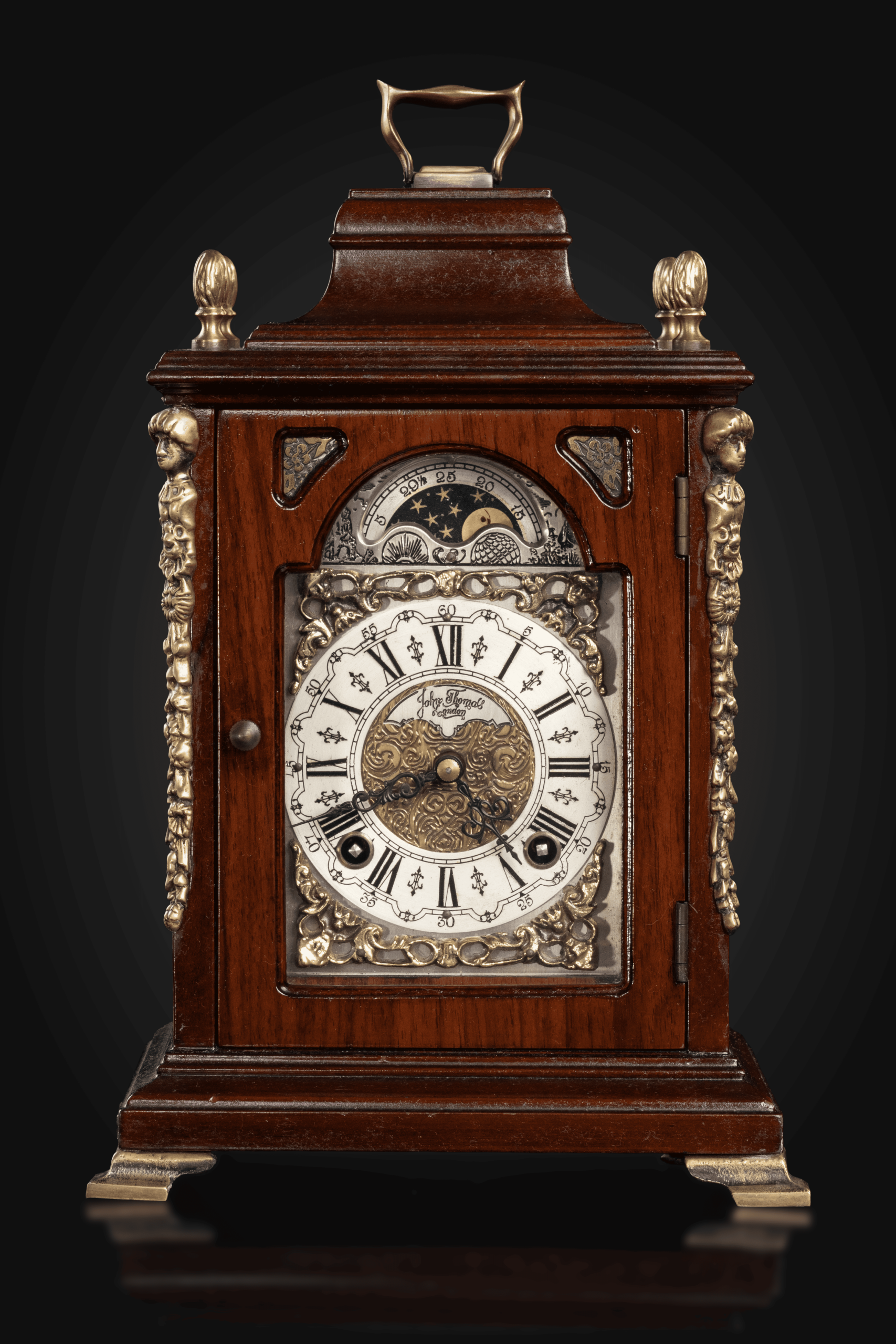 Mantel Clock, John Thomas London, Possibly Holland, Netherlands, ca. 1950-1960.